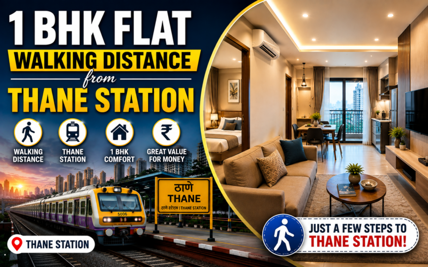 1BHK Flat Walking Distance From Thane Station