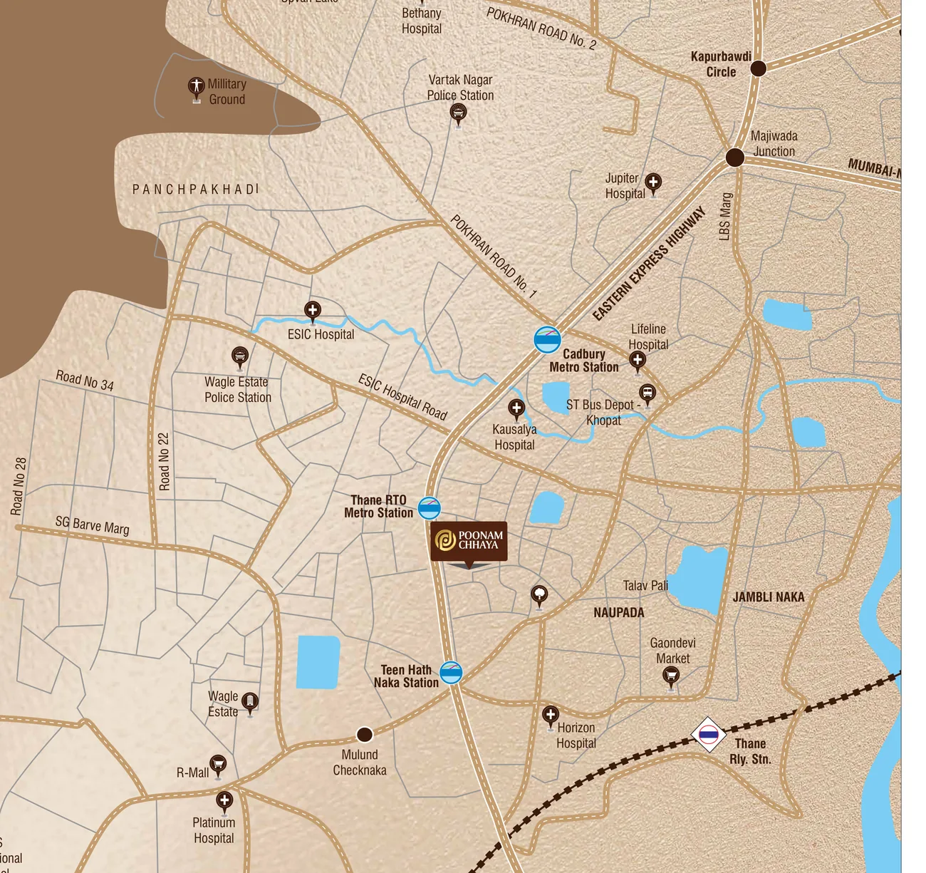 Poonam Chhaya, Panchpakhadi, Thane West
